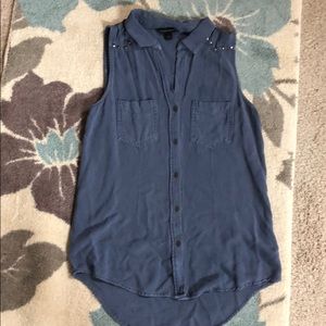 NWOT Button up tank from Rock & Republic size xs